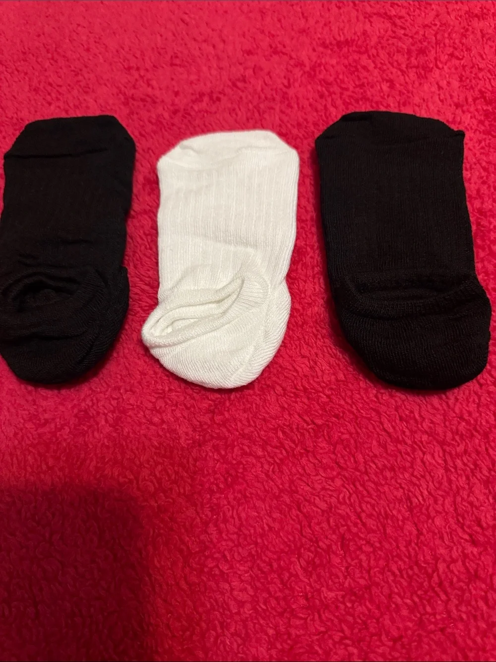 No-Show Sock 3-Pack - Black & White